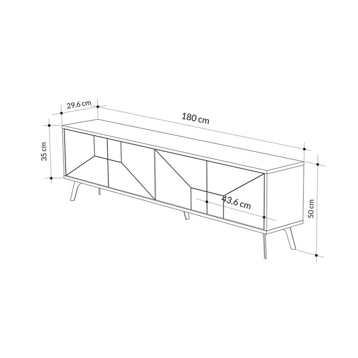 Hanah Home Dune - Hitit Mueble para TV